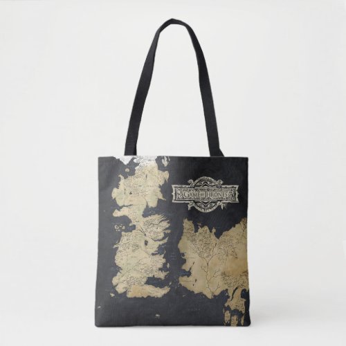 Map of Westeros Tote Bag