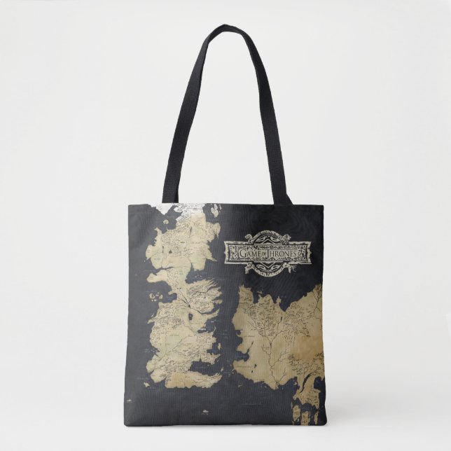 Map of Westeros Tote Bag (Front)