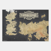 Map of Westeros Wrapping Paper Sheets (Front 3)