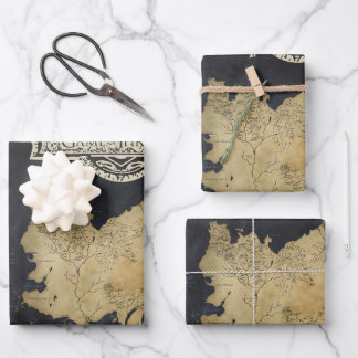 Map of Westeros Wrapping Paper Sheets