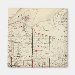 Map of Wisconsin Magnet