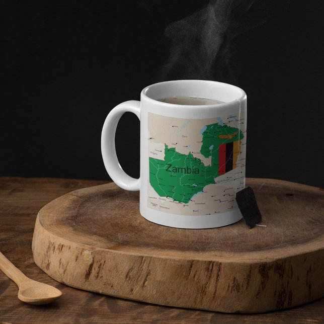 Map Of Zambia Coffee Mug (Creator Uploaded)