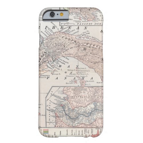 MAP PANAMA 1907 BARELY THERE iPhone 6 CASE