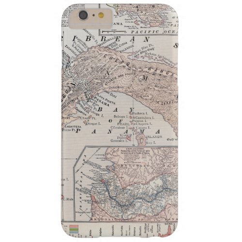 MAP PANAMA 1907 BARELY THERE iPhone 6 PLUS CASE