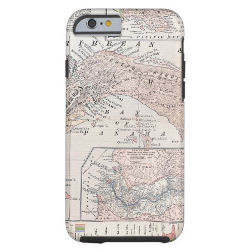 MAP PANAMA 1907 TOUGH iPhone 6 CASE