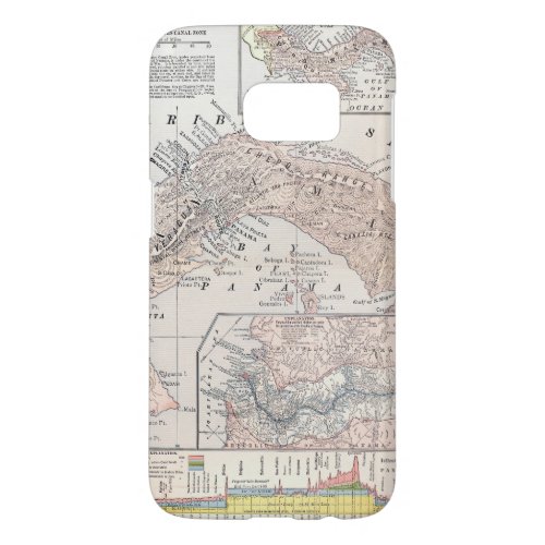 MAP PANAMA 1907 SAMSUNG GALAXY S7 CASE