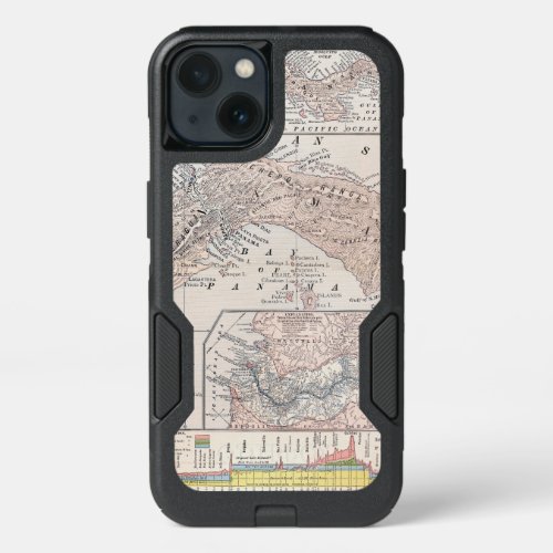 MAP PANAMA 1907 iPhone 13 CASE