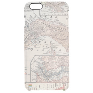 MAP: PANAMA, 1907 CLEAR iPhone 6 PLUS CASE