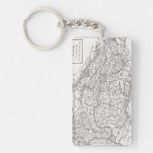 MAP: PANNONIA KEYCHAIN