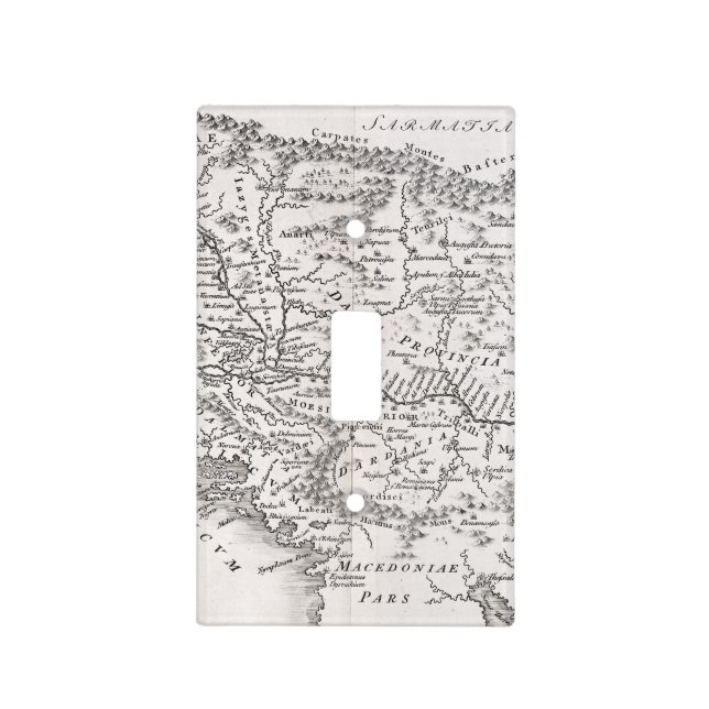 MAP: PANNONIA LIGHT SWITCH COVER (Front)