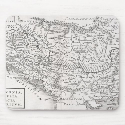MAP PANNONIA MOUSE PAD