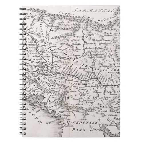 MAP PANNONIA NOTEBOOK