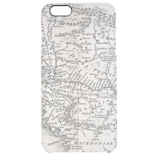 MAP PANNONIA CLEAR iPhone 6 PLUS CASE