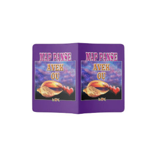 Map Panse Avek Ou Passport Holder