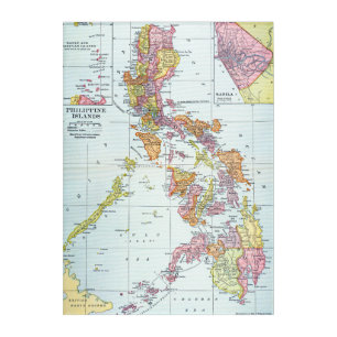 MAP: PHILIPPINES, 1905 ACRYLIC PRINT