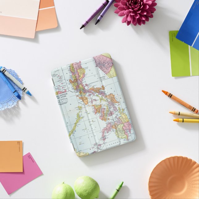 MAP: PHILIPPINES, 1905 iPad MINI COVER (In Situ)