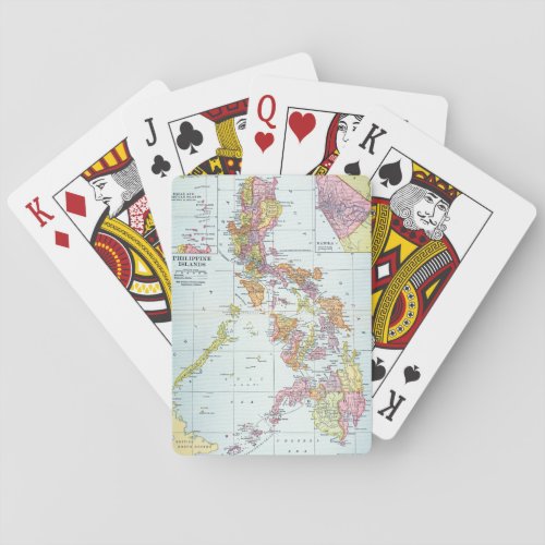 MAP PHILIPPINES 1905 PLAYING CARDS
