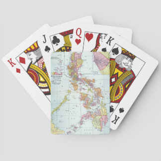 MAP: PHILIPPINES, 1905 POKER CARDS