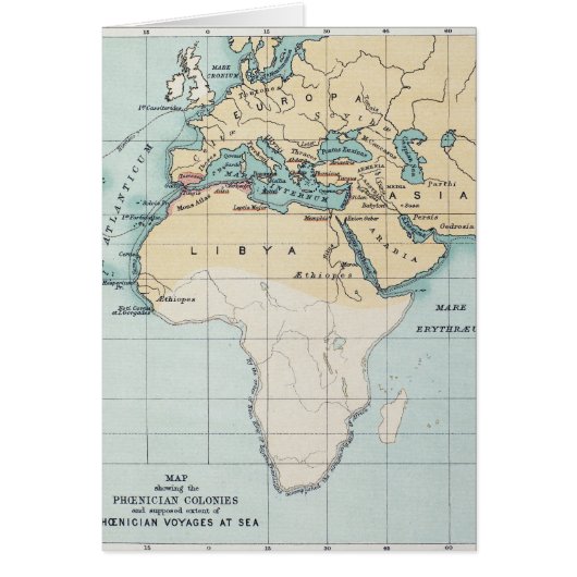 MAP: PHOENICIAN EMPIRE CARDS (Front)