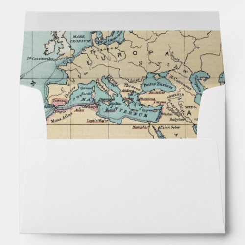 MAP PHOENICIAN EMPIRE ENVELOPE