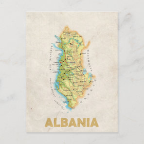 MAP POSTCARDS ♥ Albania