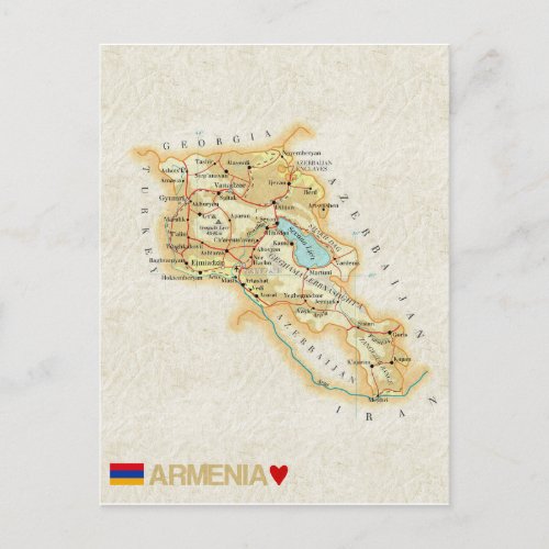 MAP POSTCARDS â Armenia