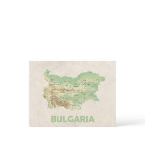 MAP POSTCARDS ♥ Bulgaria