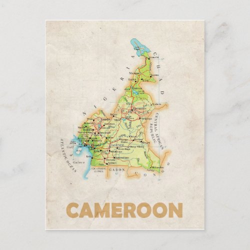 MAP POSTCARDS â Cameroon