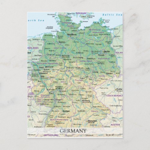 MAP POSTCARDS  Germany 2