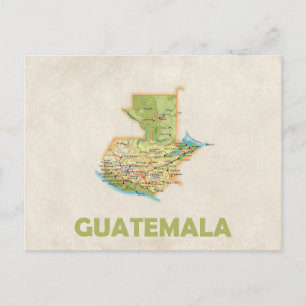MAP POSTCARDS ♥ Guatemala
