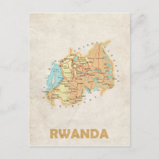 MAP POSTCARDS ♥ Rwanda