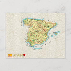 MAP POSTCARDS ♥ Spain