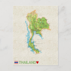 MAP POSTCARDS ♥ Thailand