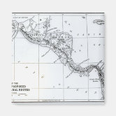Map of Central America Magnet