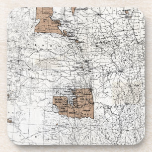 MAP: RESERVATIONS, 1888 COASTER