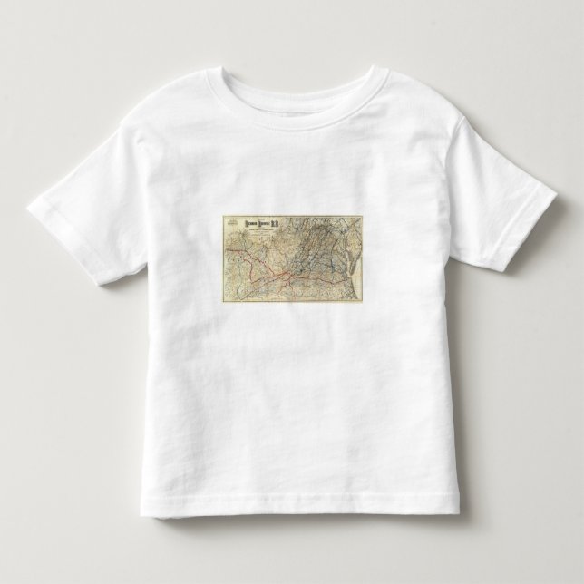 Map Richmond and Louisville RR Toddler T-shirt (Front)