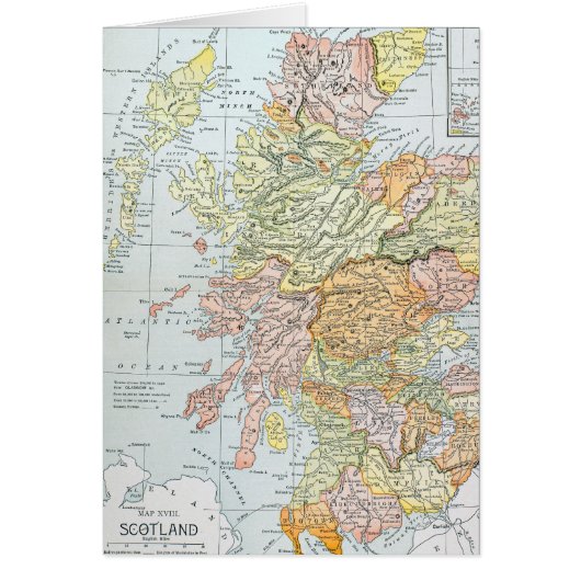 MAP: SCOTLAND CARDS (Front)