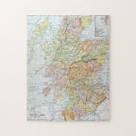 MAP: SCOTLAND JIGSAW PUZZLE<br><div class="desc">Line engraving, 19th century.</div>