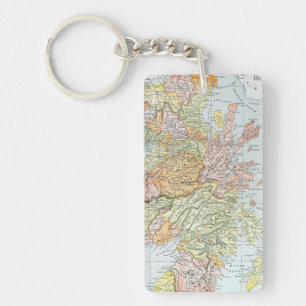 MAP: SCOTLAND KEYCHAIN