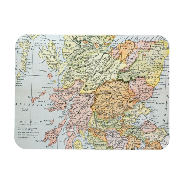 MAP: SCOTLAND MAGNET (Horizontal)