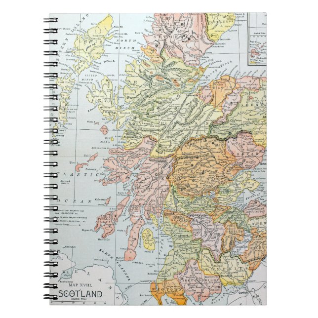 MAP: SCOTLAND NOTEBOOK (Front)