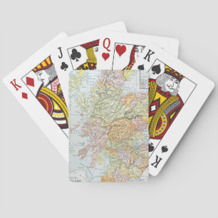 MAP: SCOTLAND POKER CARDS