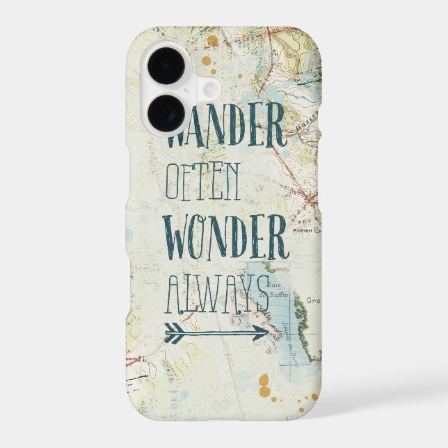 Map Sentiments Iphone Case (Back)