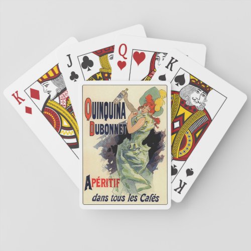 Map Set  Vintage Poster Poker Cards