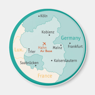 Map Showing Hahn AB Magnet