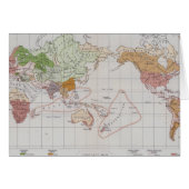 Map showing the Languages of the World (Front Horizontal)