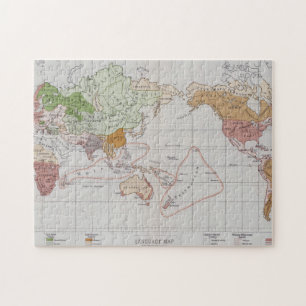 Map showing the Languages of the World Jigsaw Puzzle