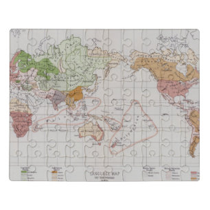 Map showing the Languages of the World Jigsaw Puzzle
