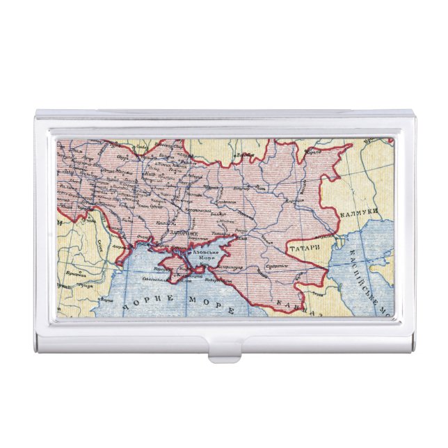 MAP: UKRAINE, c1906 Business Card Holder (Front)
