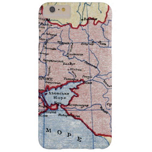 MAP UKRAINE c1906 Barely There iPhone 6 Plus Case